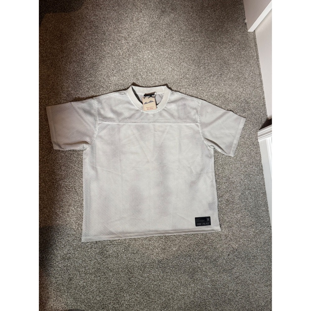 Maison Article Mesh Jersey Top Mens Medium Grey Cruise Collection NEW